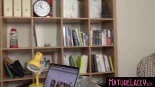 MatureLacey com - Lacey Starr's interracial action with a MILF