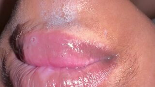 Shameless blowjob and wild cum with no breakup!