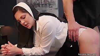 Double Trouble: Priest Stuns Two Nuns with Hard Fucks and