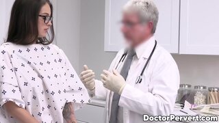 During a routine checkup, Maddy May is tempted by her