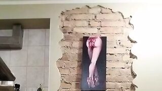 Mom's Favorite New Toy Squirts Cum on Daddy's Chair, Not