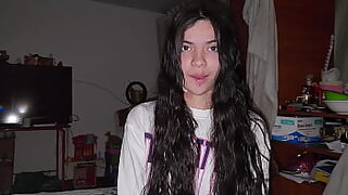 'Fellow stud's babe strips raw, freaks on cam, then swallows