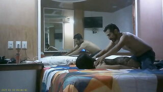 Step Cousin Hotel Massage Turned XXX