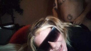 Cuckold husband as his new guy fucks my ass