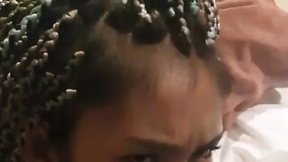 Delia Sugar quick blowjob and cum surprise