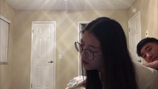 Not shy Korean student receives heavy oral😜 and anal👌 at