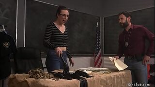 Dick🍆-sleuth Smashes Ass🍑 of Evidence Desk-slave