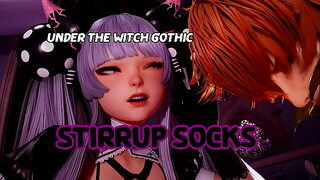 Under The Witch Gothic - Stirrup Socks