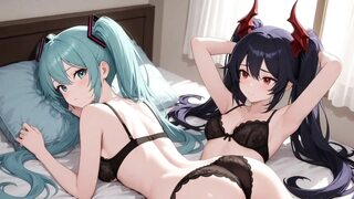 Speed and Future Adult Fantasy with Sonic-Inspired Girls and Robots