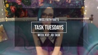A Novel Task for Jerk-Off Addicts - Miss Faith Rae's