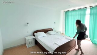 Ripe Chick's Tight Hole Invaded by the Uninvited Apartment Occupant