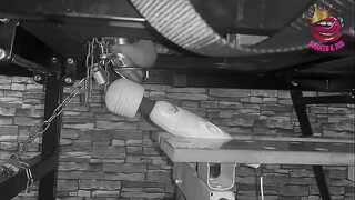 Submissive mistress gently milks locked cock🌭 with enchanted wand