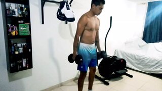 Mom's sweaty Colombian booty gets nailed by stepson and hubby