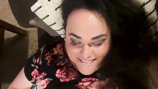BBW Throating Trans Girl Dick (TEASER)