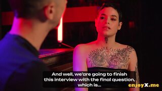 Shy Saba enjoys intense group action with unknowns!