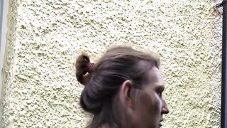 Urinated on my toes and got soaked from head to