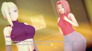 I know two provocative milfs Sakura and Ino - My