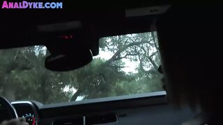 Lesbian babes crave deep anal👌 sex during hot seduction session