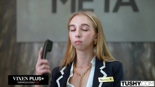 TUSHY Gorgeous Busty Babe Nicole Doshi Gets Her Curvy Ass Stretched Out