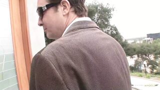 Blowing multiple gigantic rods in a sweaty group bang is