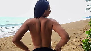 Secret Moment on the Beach: Stranger Peeks and Gets His