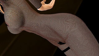 Prinz Eugen Fishnet Sexy Dance - Mirrrrrors MMD by Ariak