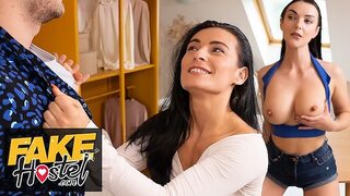 Fake Hostel - Cumming inside strange girl, begging marriage leads