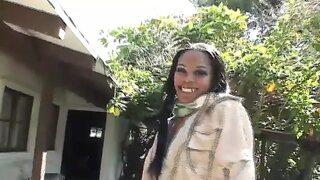 Dark Stud Plows Black Babe's Cunt🌮️ After She Strokes His