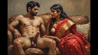 Desi girlfriend alone at home she calls her bestfriends to have some hot sex