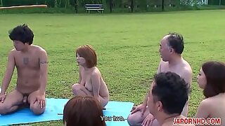 Japanese schoolgirls gangbanged under the clear blue skies