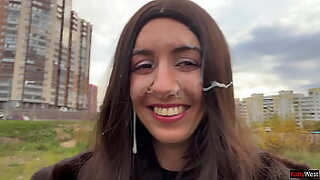 Stranger slammed thick cock🍆 onto face, erupting in messy facial