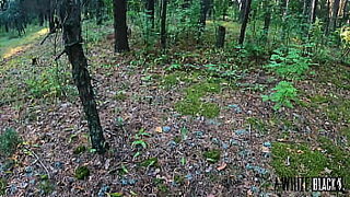 Crazy fisting in car trunk during a drive