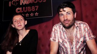 Her debut in double-dickin', sloppy seconds