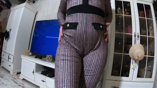 Hot Jumpsuit & Fur Hooded Cheater's Double Trouble with Her