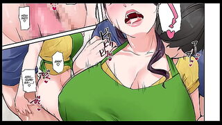 A mature housewife welcomes back her unemployed stepson