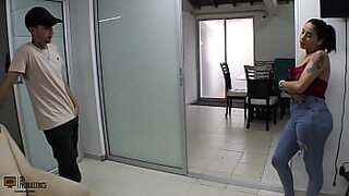 My stepmom gets me off to ride her snatch in