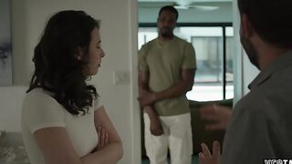 Desperate wife receives a huge black gift from her horny🥵