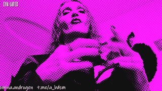 Femdom Mistress Eva Latex Fetish Milf BDSM Dominatrix Leggins Glasses