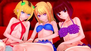 Double Penetration Fucked by Multiple Husbands