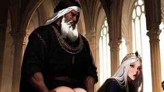 Big Natural Tittied Blondes & Redheads Get BBC'd in Spicy Toons: When The Moors Conquered Europe