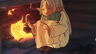 Horny🥵 Encounter on Frosty Night: FERN & STARK XXX Parody