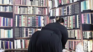 Getting off with filthy assistant Vicky, her librarian disguise no