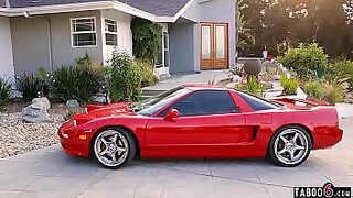 Horny🥵 mature woman picks up big dick🌭 hitchhiker for the