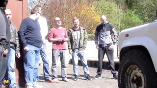 German step mom having a gang bang