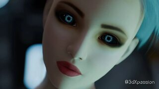 Nexus-3 Kryon Backdoor. Best sex with female android in sci-fi corridor