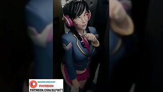 Overwatch Star Receives Rough Anal👌 Training: DVa Gets Deep Penetration