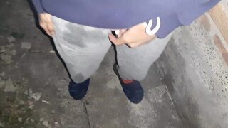 We smoke and masturbates at the same time (smoking fetish &mdash;  orgasm in clothes &mdash;  public masturbation)