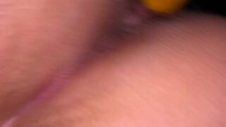 Straping my gf &mdash;  watch how her pussy stretches out ????????