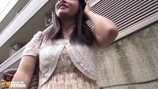 Shy Japanese Teen Gets Her Bush Pleased by a Guy