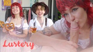 Raucous Redheaded Sluts Get Hammered, Fisted & Gangbanged for Oktoberfest